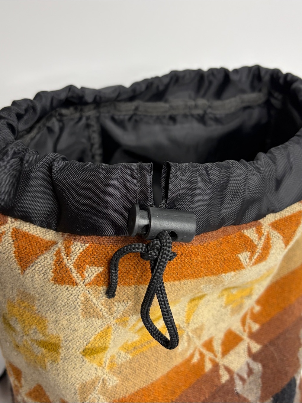 Pendleton Wool Southwest Style Drawstring Backpack - Picture 7 of 9